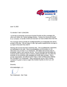 RTS Shearing Recommendation