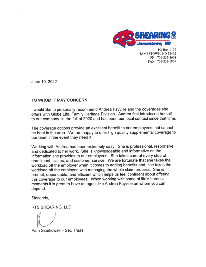 RTS Shearing Recommendation