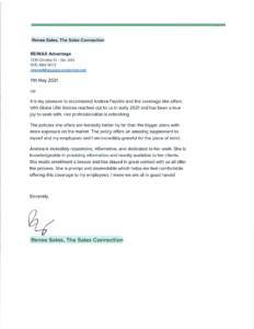 RE/MAX Advantage Recommendation