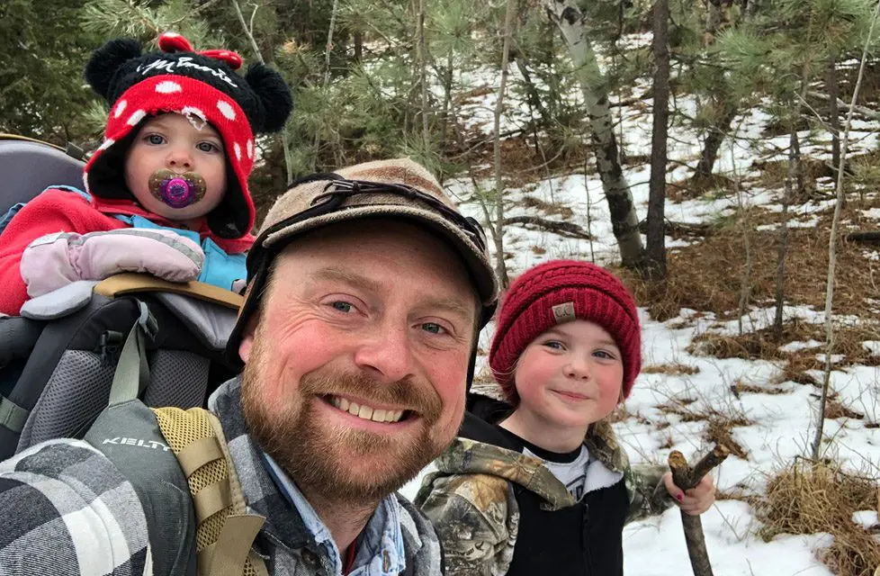The Fayville Family on a hike