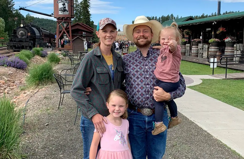 The Fayville Family at The 1880 Train