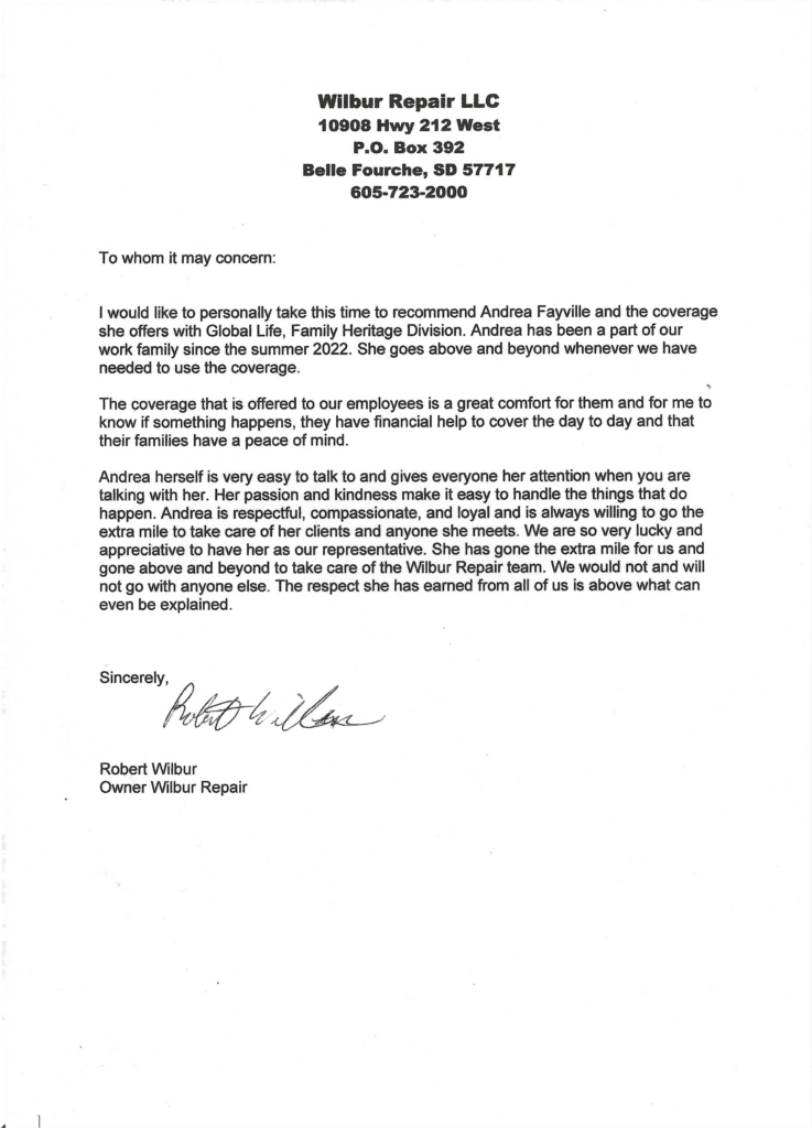 Wilbur Repair Recommendation